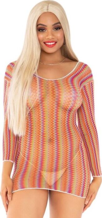 Vestido corto Leg Avenue diseño colorido y sensual