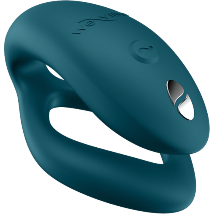 Vibrator pentru cupluri WE-VIBE SYNC 2 ajustabil verde catifelat