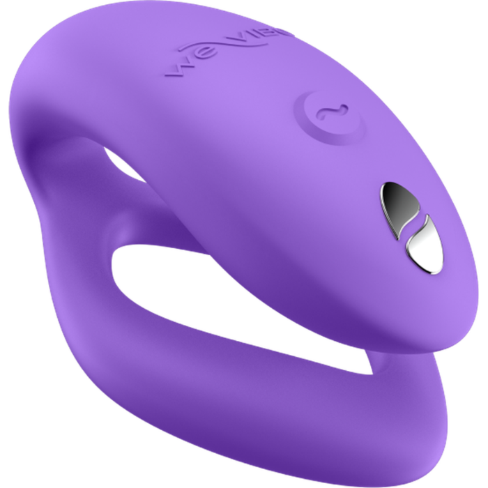 Vibrator de cuplu WE-VIBE SYNC O cu stimulare clitoridiană, mov deschis