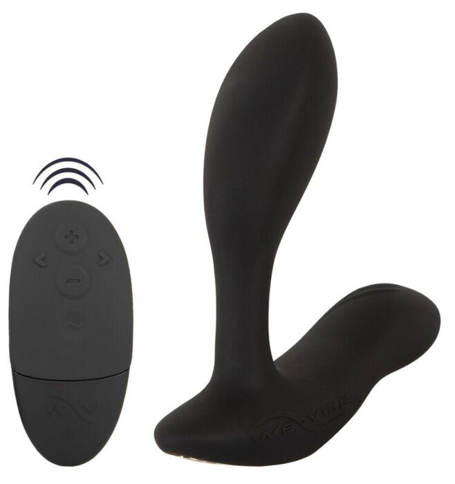 Vibrator prostatic WE-VIBE VECTOR+ negru cu telecomandă