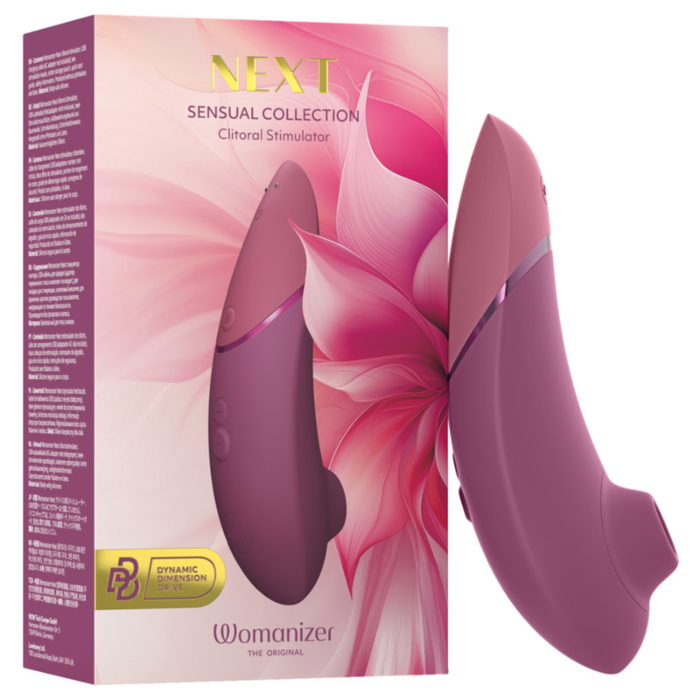 Stimulator clitoridian WOMANIZER NEXT, 14 intensități, roz pudrat