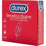 Prezervative Durex Sensitivo Suave - 3 unități pentru senzații naturale
