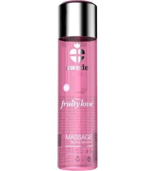 Ulei de masaj SWEDE Fruity Love cu efect de căldură