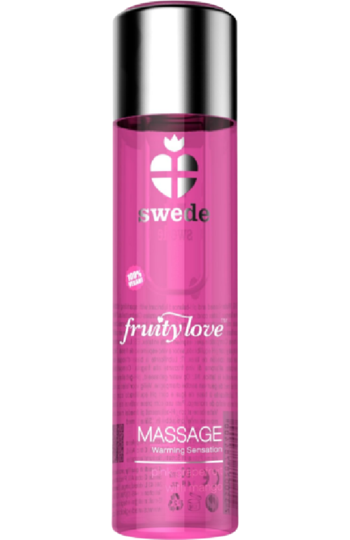 Ulei de Masaj Swede Fruity Love cu Efect Călduros