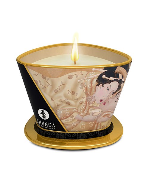 Lumânare de masaj Shunga Desire cu aromă de vanilie