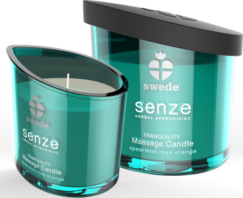 Lumânare de Masaj Swede Senze Tranquility cu Ulei Calent