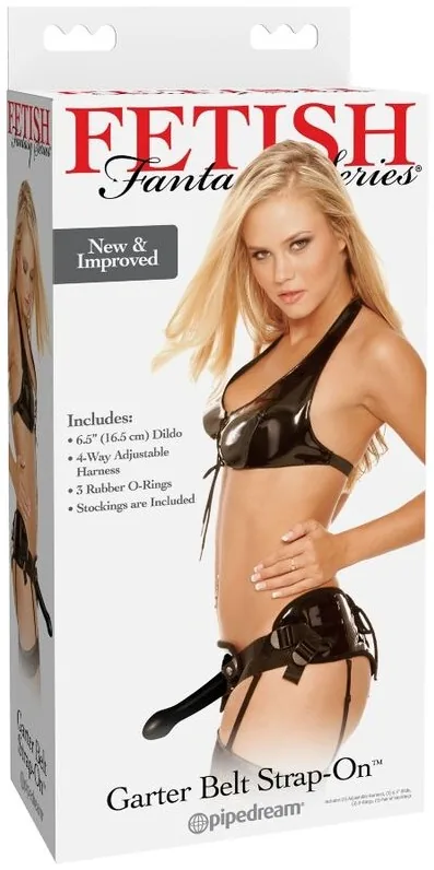 Cutia Fetish Fantasy Garter Belt Strap-On